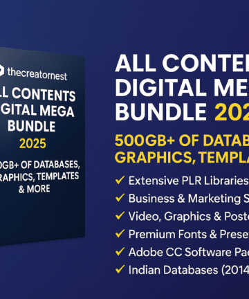 All Contents Digital Mega Bundle (2025) with resale rights
