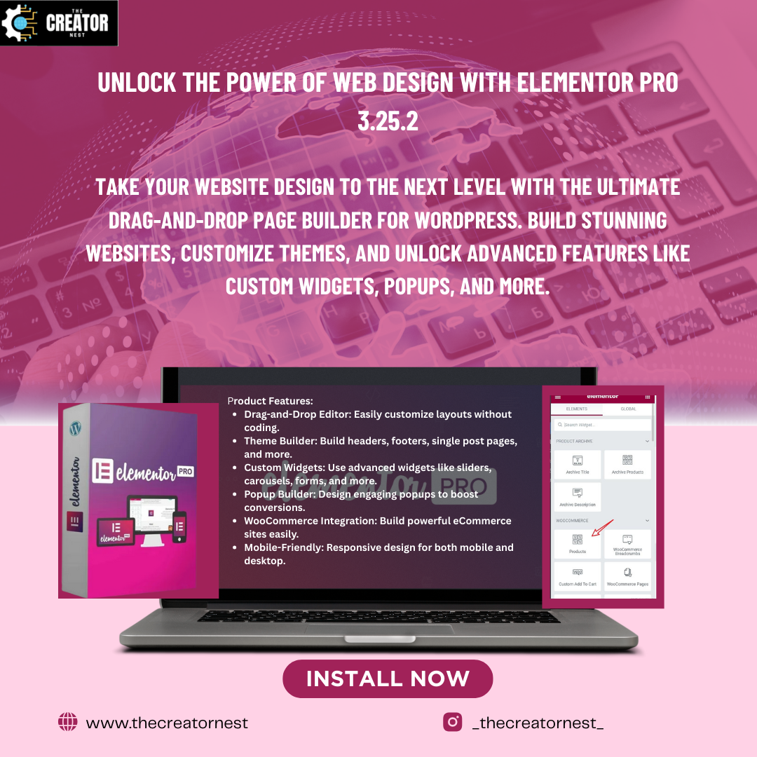 Blue And White Modern Responsive Website Development Services Instagram Post